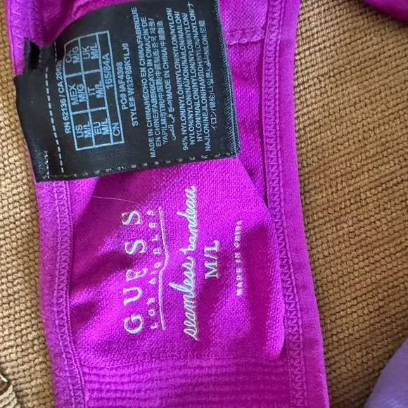 Guess Stretch Bra Bandeau Set of 7 - Picture 6 of 9
